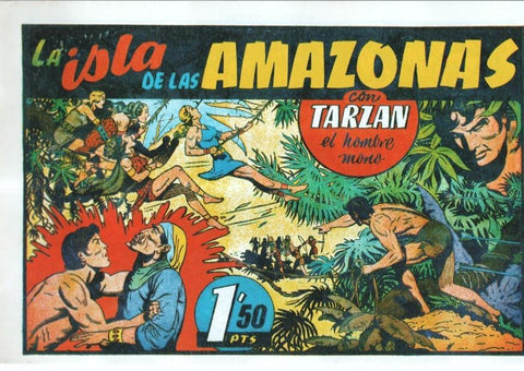 Facsimil: Tarzan: La isla de las amazonas