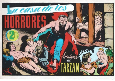 Facsimil: Tarzan:  La casa de los horrores