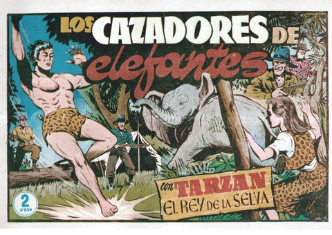 Facsimil: Tarzan:  Los cazadores de elefantes