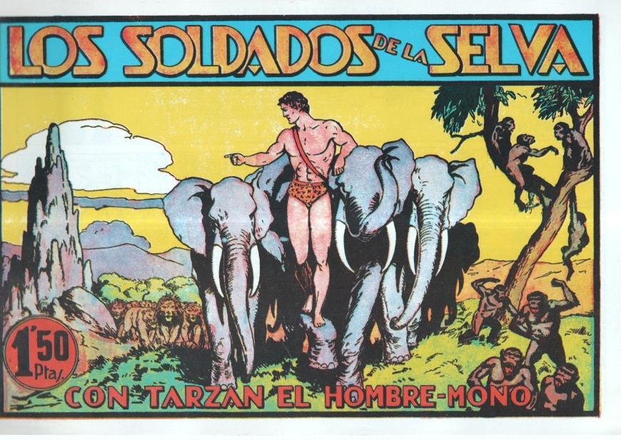 Facsimil: Tarzan:  Los soldados de la selva