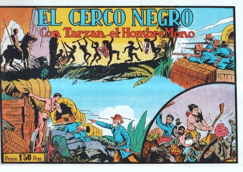 Facsimil: Tarzan:  El cerco negro