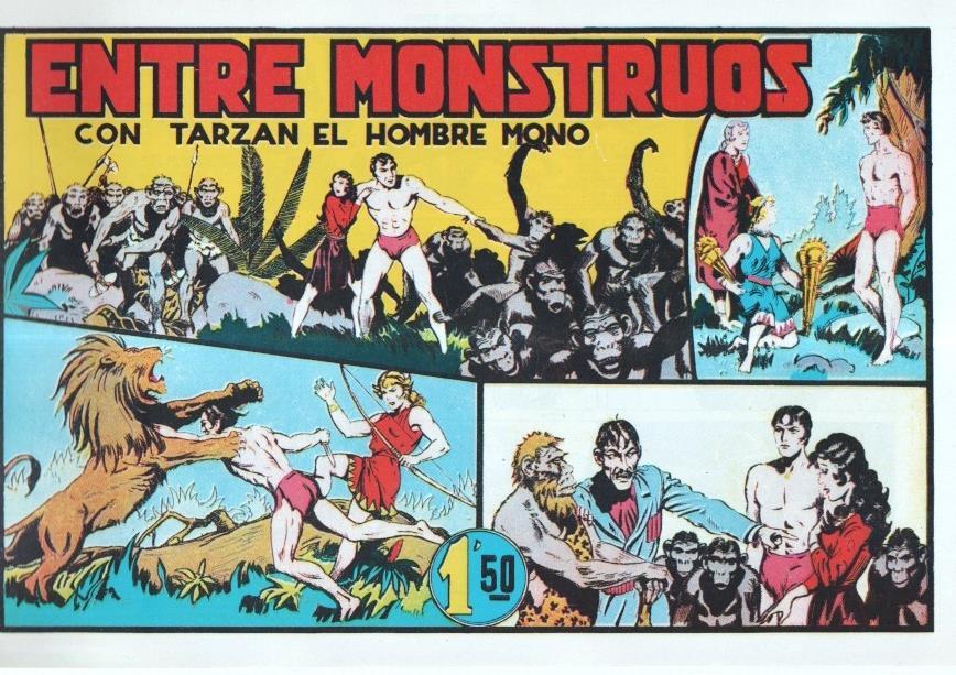 Facsimil: Tarzan:  Entre monstruos