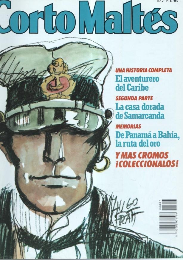 Corto Maltes revista numero 07: El aventurero del caribe  (NO lleva los cromos)