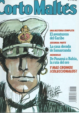 Corto Maltes revista numero 07: El aventurero del caribe  (NO lleva los cromos)
