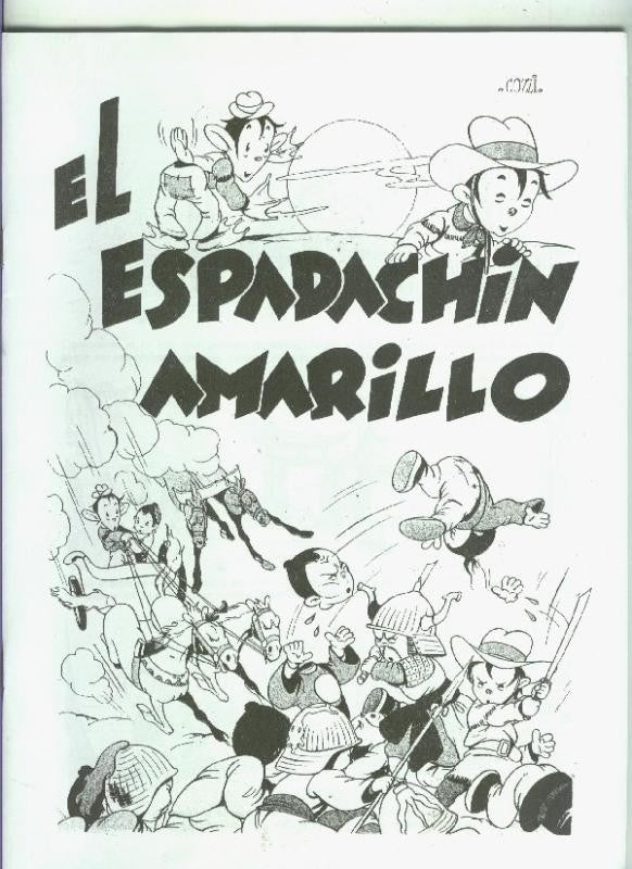 Facsimil: El Espadachin Amarillo (dibujos de Cozzi)