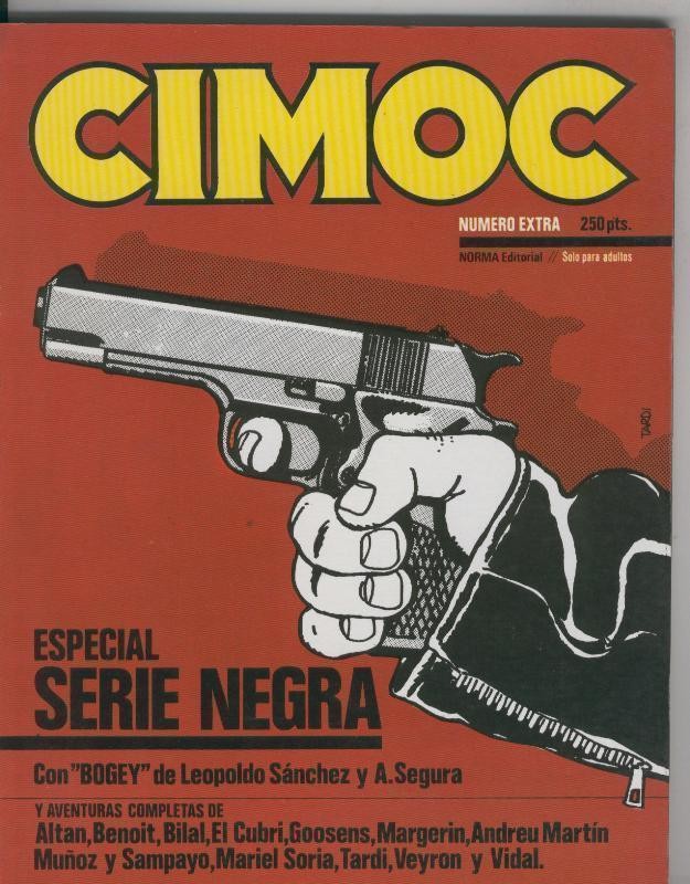 Cimoc extra 01: especial Serie Negra: Bogey: el hombre que florecio de Leopoldo Sanchez y A.Segura