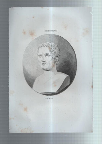 Lamina numero 05: Los Heroes y las maravillas del mundo: Cayo Mario