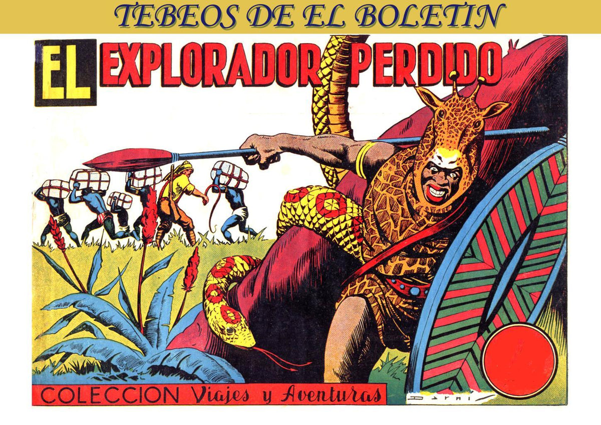 Los Tebeos de El Boletin numero 215: Viajes y aventuras: El explorador perdido (Darnis)