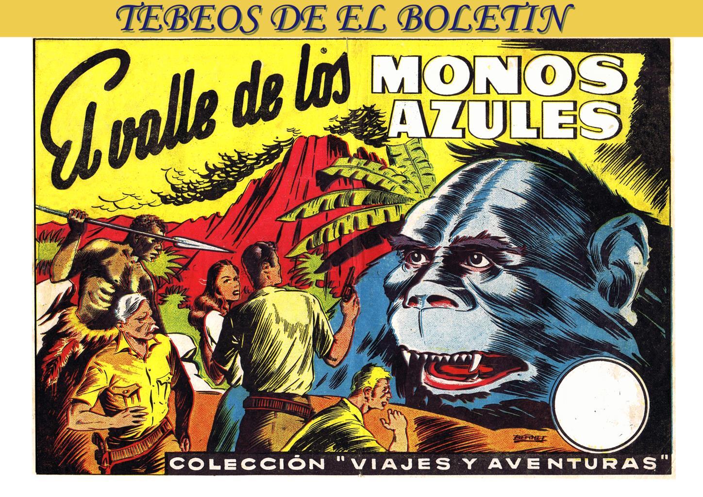 Los Tebeos de El Boletin numero 223: Viajes y aventuras: El valle de los monos azules 