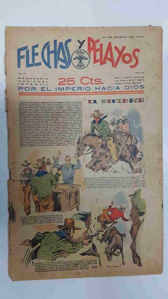 Flechas y Pelayos numero 058 del 14.1.1940: los ultimos dias de Jose Antonio