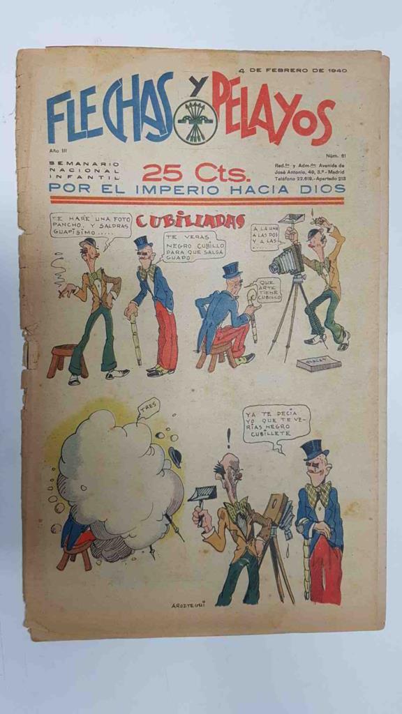 Flechas y Pelayos numero 061 del 4.2.1940: los ultimos dias de Jose Antonio