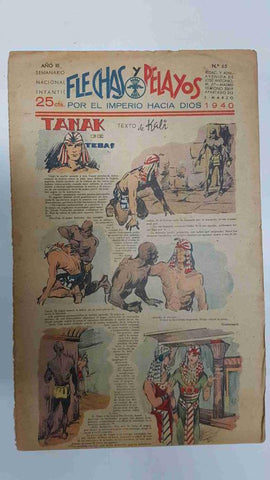 Flechas y Pelayos numero 065 del 3.3.1940, episodio de el hombre diabolico