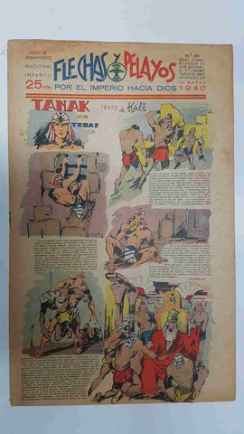 Flechas y Pelayos numero 066 del 10.3.1940, epìsodio de el hombre diabolico