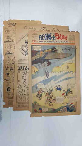 Flechas y Pelayos numero 093 del 15.9.1940, episodio de el hombre diabolico