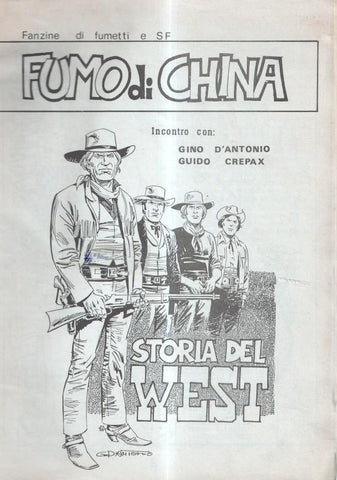 Fanzine di fumetti: Fumo di china: incontro con Gino D'antonio y Guido Crepax