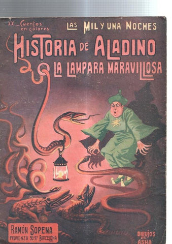 Cuentos en Colores numero XX: Las mil y una noches: Historia de Aladino, La lampara maravillosa