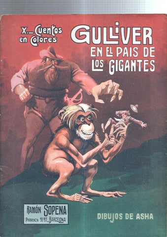 Cuentos en Colores numero X: Gullier en el pais de los gigantes