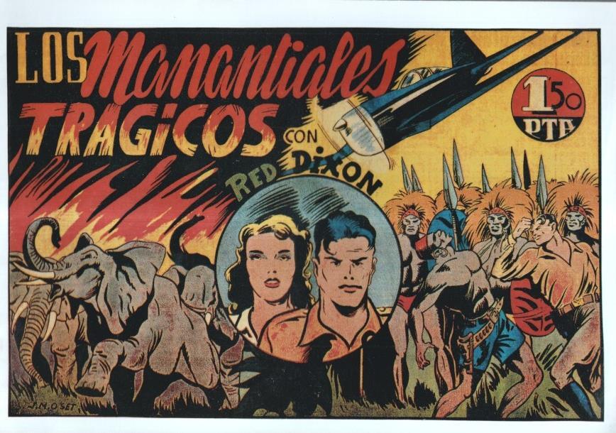 Facsimil: Red Dixon de Fantasio: Los manantiales tragicos