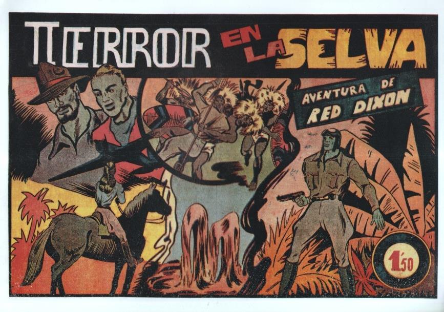 Facsimil: Red Dixon de Fantasio: Terror en la selva