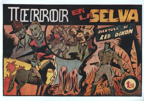 Facsimil: Red Dixon de Fantasio: Terror en la selva