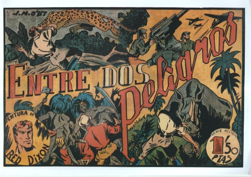 Facsimil: Red Dixon de Fantasio: Entre dos peligros