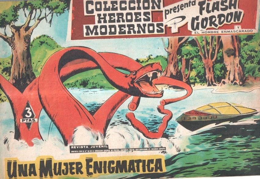 Dolar: Coleccion Heroes Modernos serie de 3 pts: Flash Gordon numero 028: Una mujer enigmatica