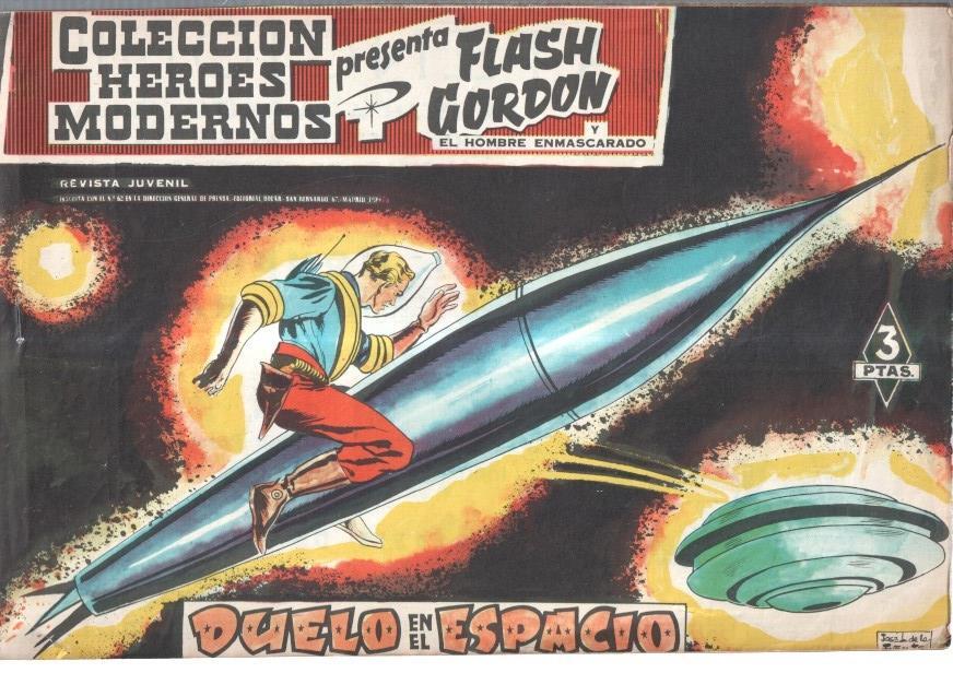 Dolar: Coleccion Heroes Modernos serie de 3 pts: Flash Gordon numero 60: Duelo en el espacio