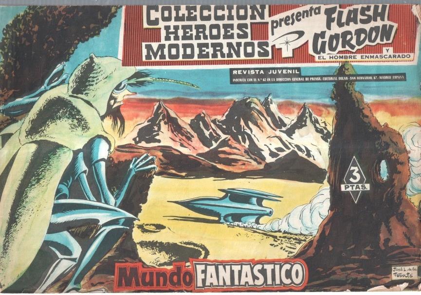 Dolar: Coleccion Heroes Modernos serie de 3 pts: Flash Gordon numero 59: Mundo fantastico