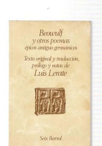 Beowulf y oiros poemas antiguo germanicos