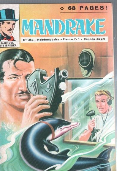 Mandrake mondes mysterieux numero 353: le messager des profondeurs
