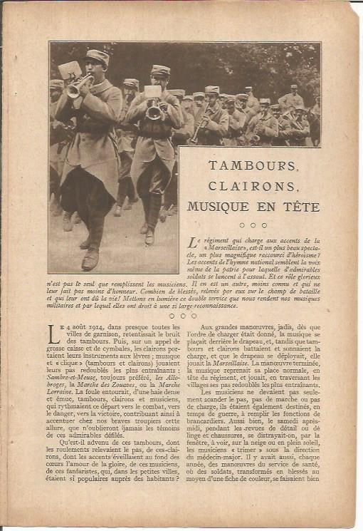 LAMINA 27273: Musicos militares