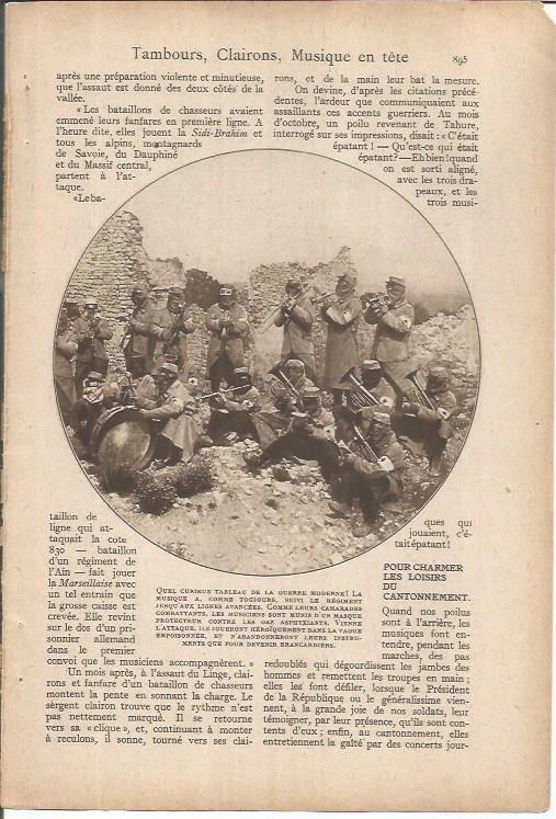 LAMINA 27274: Banda militar en el campo de batalla