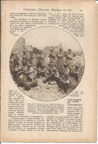 LAMINA 27274: Banda militar en el campo de batalla
