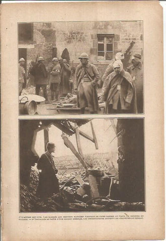 LAMINA 27282: Soldados del ejercito de Francia despues de la batalla