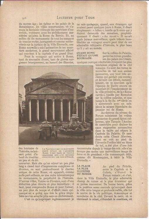 LAMINA 27284: El Panteon de Roma