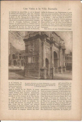 LAMINA 27285: Arco de Constantino en Roma