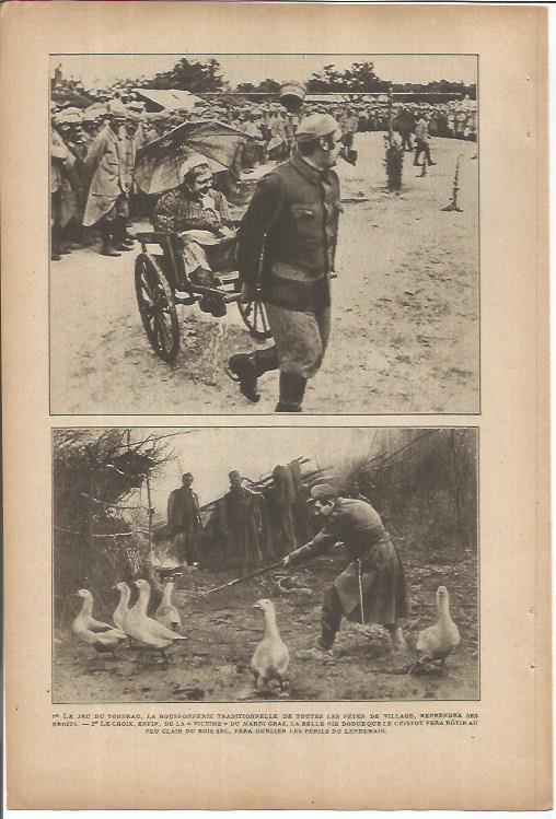 LAMINA 27242: Soldados de Francia celebrando el Carnaval