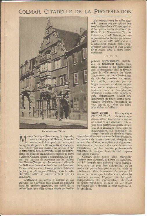 LAMINA 27243: La Maison des Tetes en Colmar
