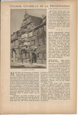LAMINA 27243: La Maison des Tetes en Colmar