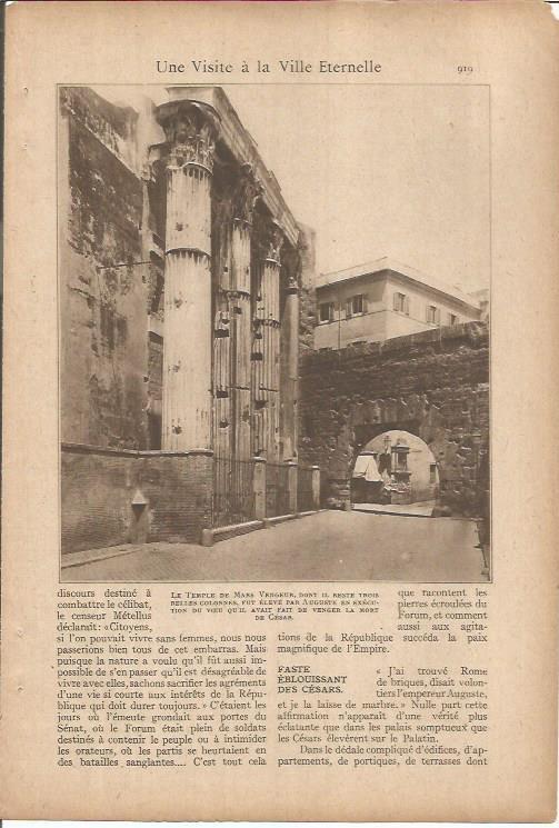 LAMINA 27286: Templo de Marte en Roma