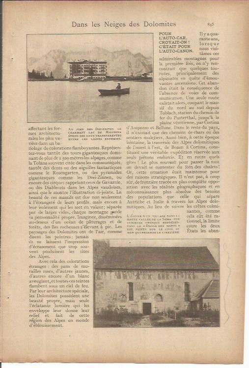 LAMINA 27251: Lago de Misurina