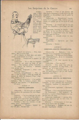 LAMINA 27256: Ilustracion de Rene Vincent para Les surprises de la guerre