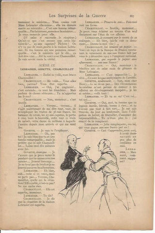 LAMINA 27257: Dibujo de Rene Vincent para Les surprises de la guerre
