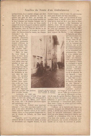 LAMINA 27324: Militares cerca de la iglesia de Suippes