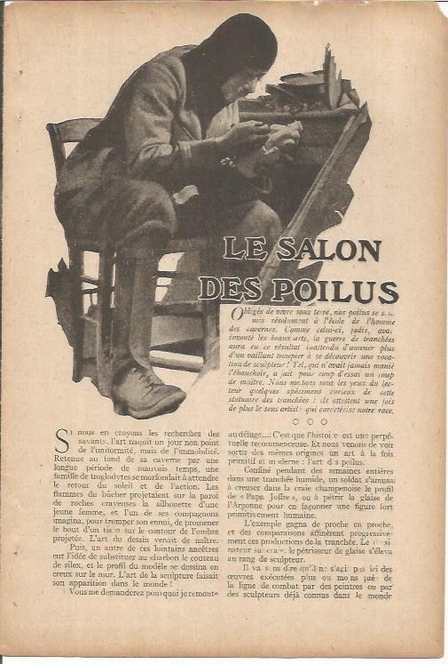 LAMINA 27292: Fotografia para Le Salon des Poilus