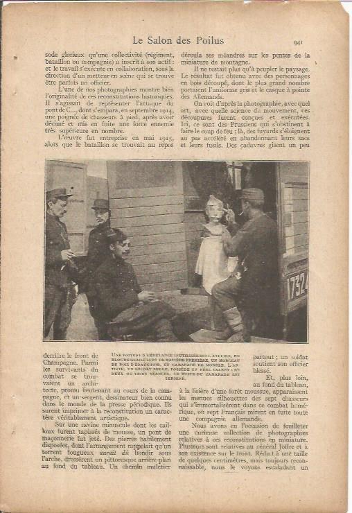 LAMINA 27294: Soldado de Belgica haciendo un busto en una ambulancia
