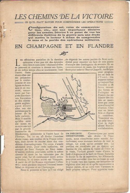 LAMINA 27299: Mapa de la campaña de Champagne