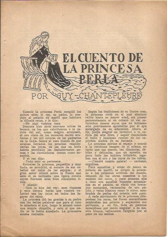 LAMINA 27175: Ilustracion para El cuento de la princesa Perla
