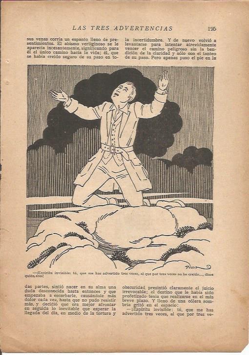 LAMINA 27179: Ilustracion de Prat para Las tres advertencias