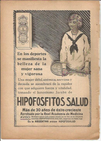 LAMINA 27184: Publicidad de Hipofosfitos Salud